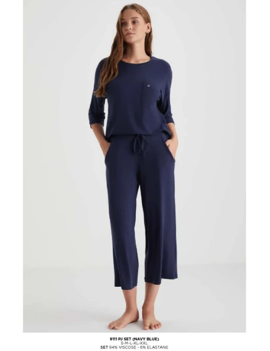 Penye Mood 9111 Pajamas Set resmi