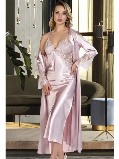 صورة Nurteks 5192 Satin Nightgown Set