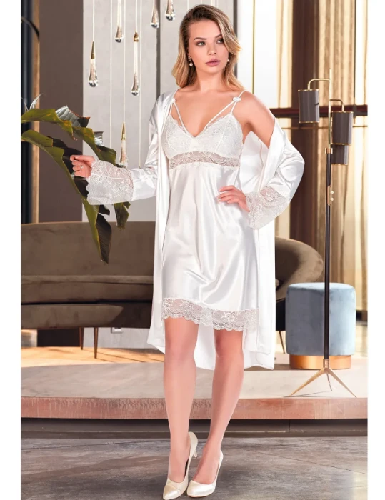 Nurteks 5351 Saten Kimono Takım resmi