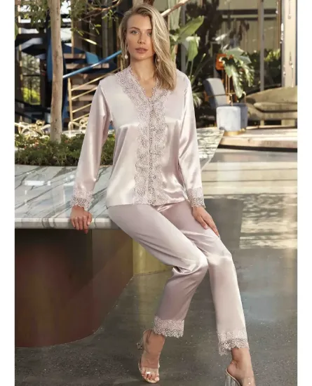 Picture of Nurteks 6690 6 Pcs Satin Robe Set