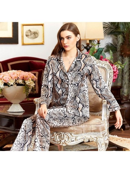 Jeremi Saten Pijama Takım 3030 resmi