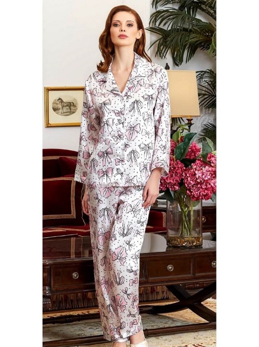 Jeremi Saten Pijama Takım 3230 resmi