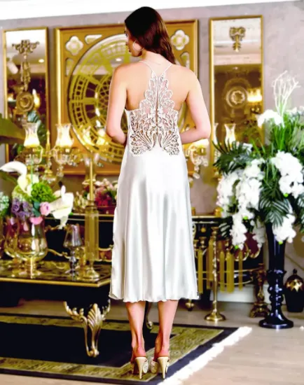 Image de Ensemble De Chemise De Nuit En Satinée 6 Pièces Jeremi S255