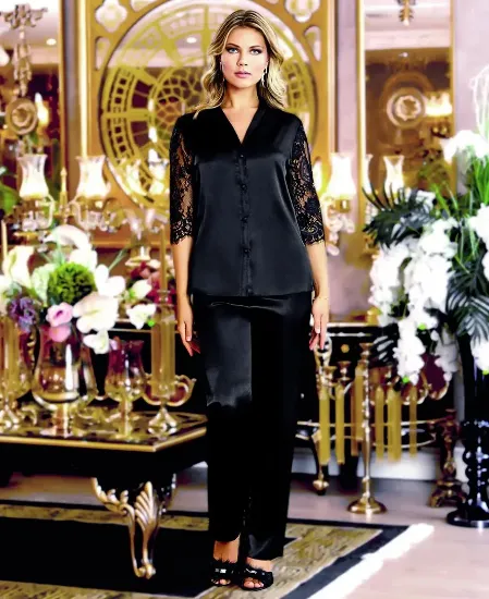 صورة Jeremi S270-2 6 Pcs Satin Nightwear Set