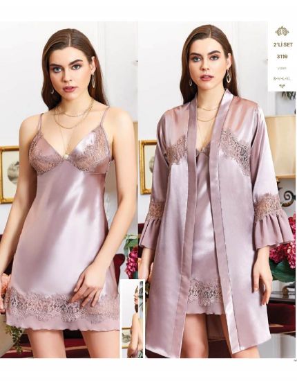 صورة Jeremi 3119 Satin Nightwear Set