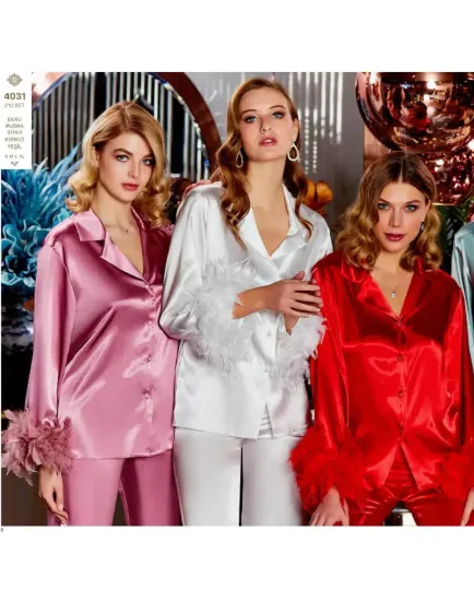 Jeremi 4031 Saten Pijama Takım resmi