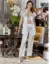 Picture of Jeremi 4024-2 Satin Lace 4 Pcs Pajamas Set