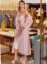 Picture of Jeremi S280-2 6 Pcs Satin Nightwear Set
