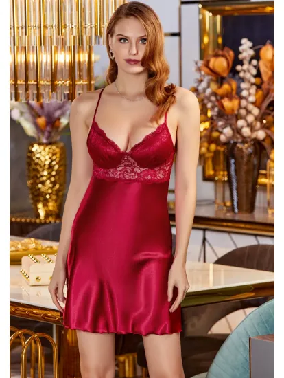 Picture of Jeremi S300-3 6 Pcs Satin Nightwear Set