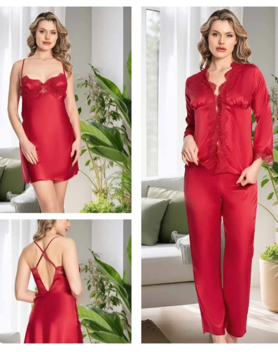 Jeremi S365-2 Saten 6'lı Çeyiz Seti resmi