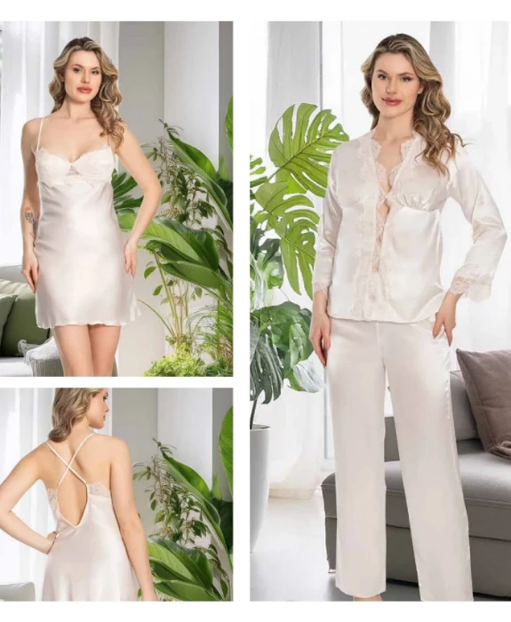 Jeremi S365-4 Saten 6'lı Çeyiz Seti resmi