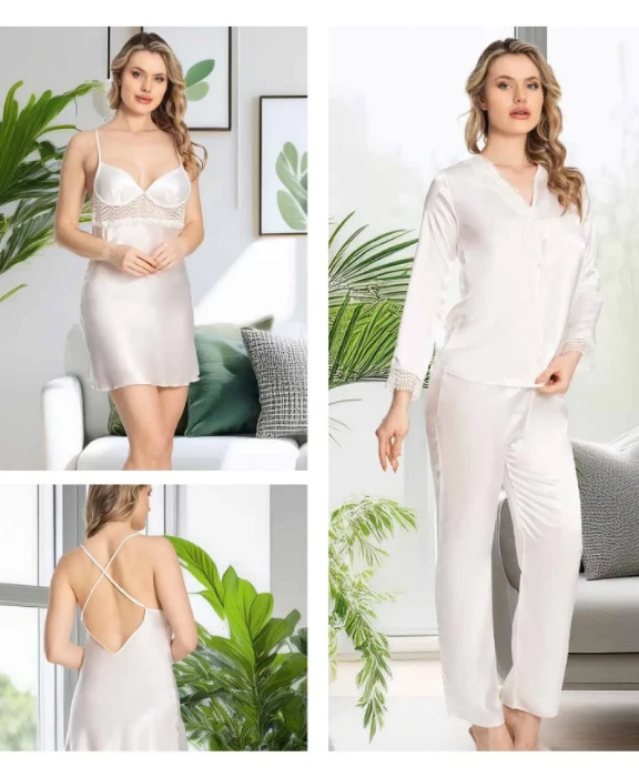 Jeremi S355 Saten 6'lı Çeyiz Seti resmi