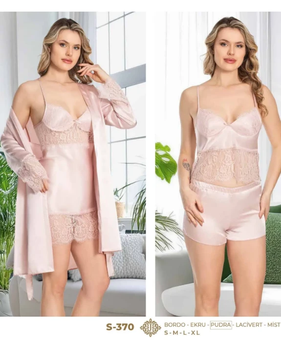 Jeremi S370-2 Saten 6'lı Çeyiz Seti resmi