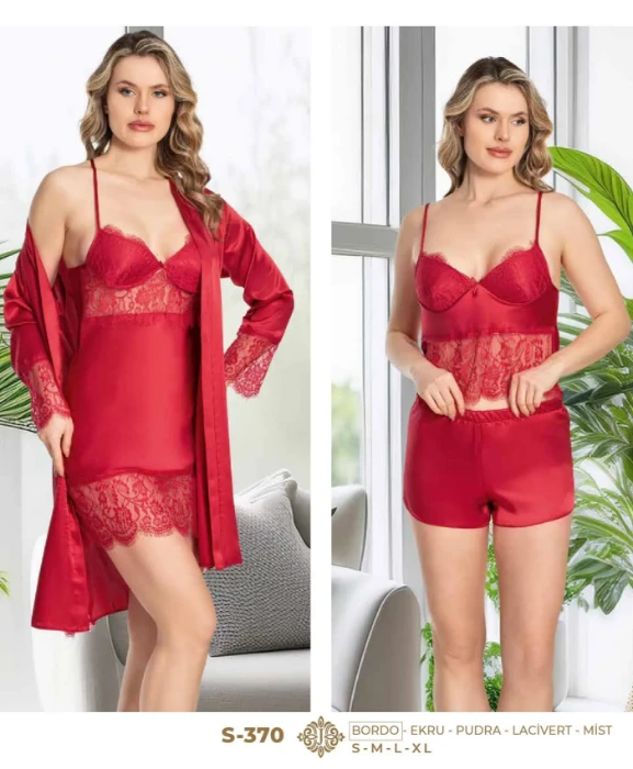 Jeremi S370-3 Saten 6'lı Çeyiz Seti resmi