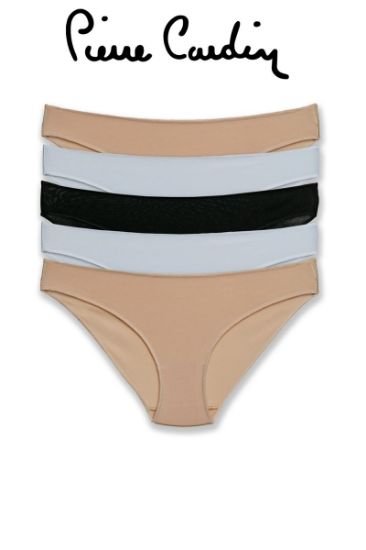 صورة Pierre Cardin 2050 No-Show 5 Pack Bikini Panty