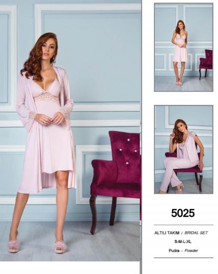 Image de Ensemble De Chemise De Nuit En 6 Pièces Pierre Cardin 5025
