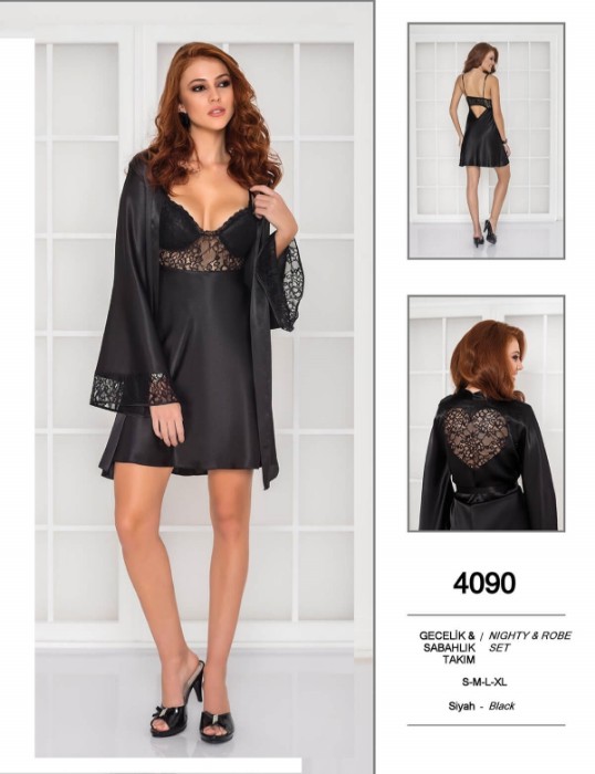 Pierre Cardin 4090 Gecelik Sabahlık Takım resmi