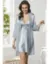 Picture of Pierre Cardin 6010 6 pcs Satin Robe Set
