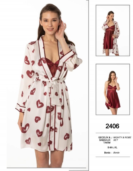 Pierre Cardin 2406 Gecelik Sabahlık Takım resmi