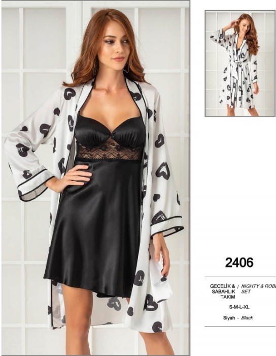 Pierre Cardin 2406-4 Gecelik Sabahlık Takım resmi