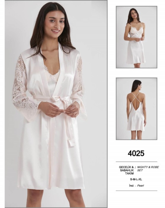 Pierre Cardin 4025-3 Gecelik Sabahlık Takım resmi
