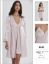 صورة Pierre Cardin 4040-3 Satin Chemise Robe Set