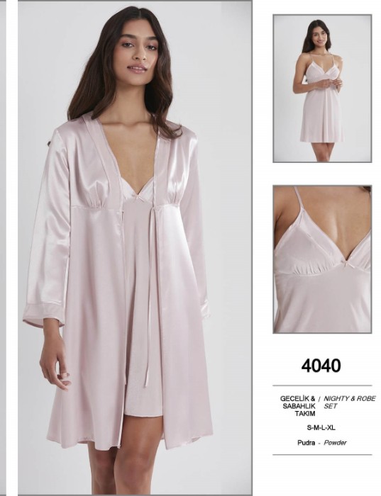 Pierre Cardin 4040-3 Gecelik Sabahlık Takım resmi
