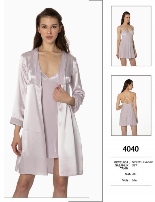 Pierre Cardin 4040-4 Gecelik Sabahlık Takım resmi