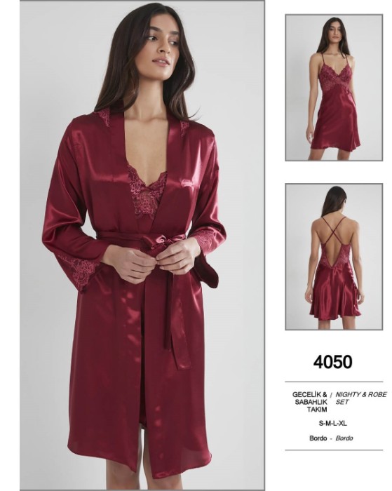 Pierre Cardin 4050-2 Gecelik Sabahlık Takım resmi