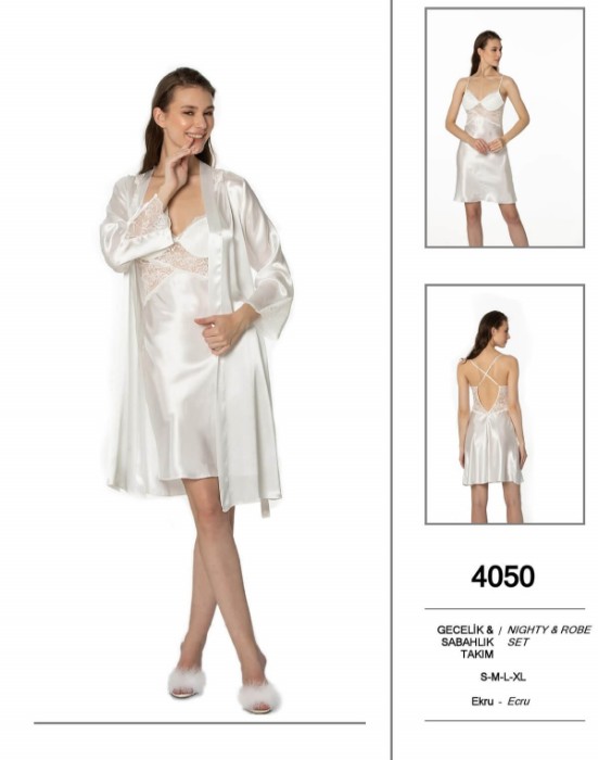 Pierre Cardin 4050-3 Gecelik Sabahlık Takım resmi