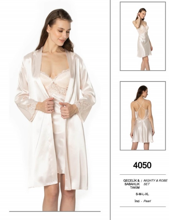 Pierre Cardin 4050-4 Gecelik Sabahlık Takım resmi