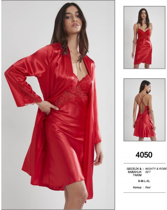 Pierre Cardin 4050-5 Gecelik Sabahlık Takım resmi