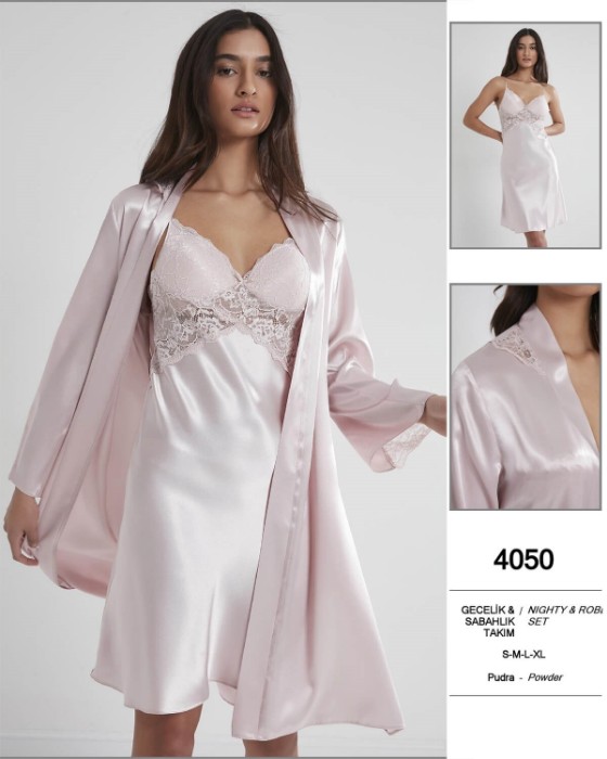 Pierre Cardin 4050-6 Gecelik Sabahlık Takım resmi