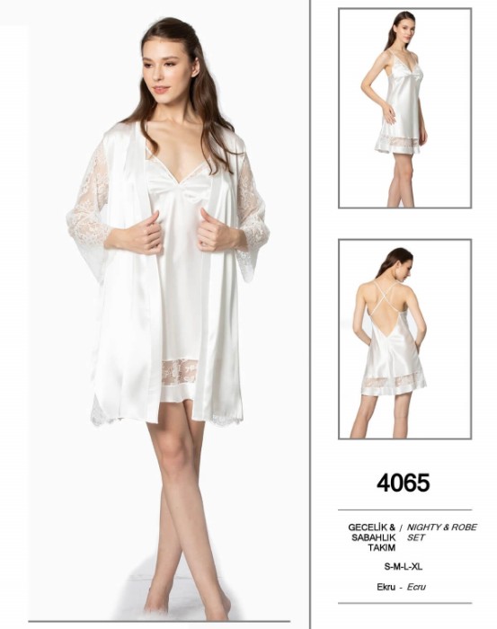 Pierre Cardin 4065-2 Gecelik Sabahlık Takım resmi