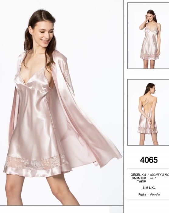 Pierre Cardin 4065-3 Gecelik Sabahlık Takım resmi