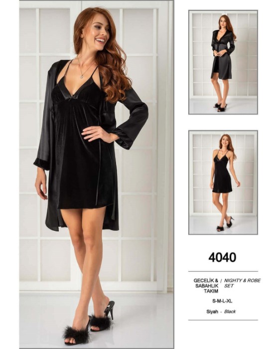 Pierre Cardin 4040-5 Gecelik Sabahlık Takım resmi