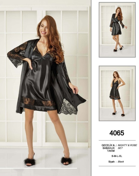 Pierre Cardin 4065-4 Gecelik Sabahlık Takım resmi