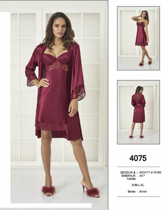 Pierre Cardin 4075 Gecelik Sabahlık Takım resmi
