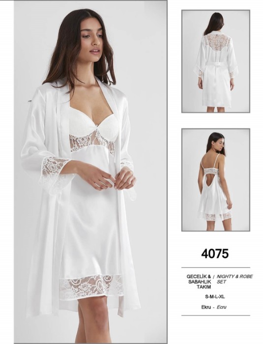 Pierre Cardin 4075-2 Gecelik Sabahlık Takım resmi