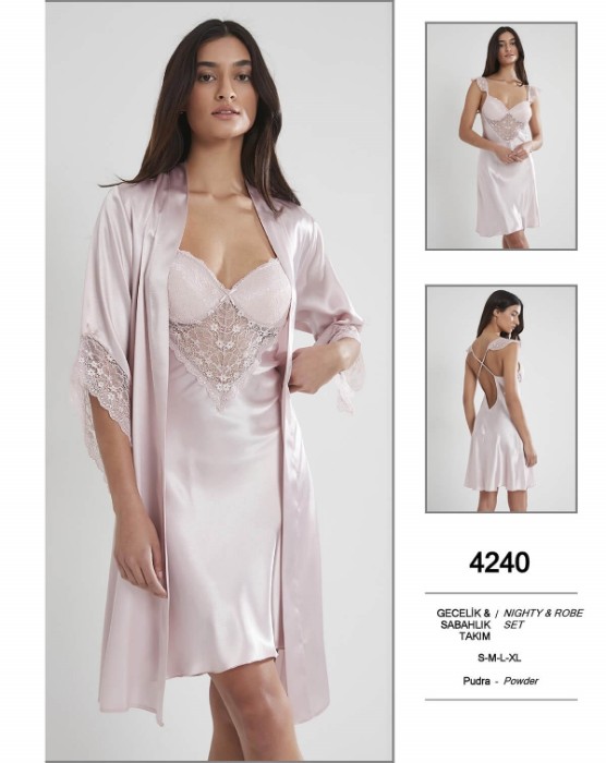 Pierre Cardin 4240-6 Gecelik Sabahlık Takım resmi