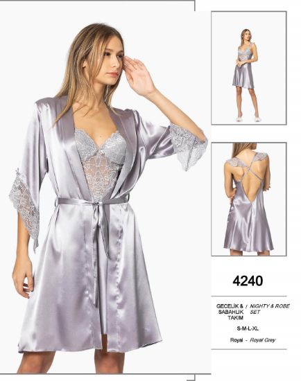 Pierre Cardin 4240-7 Gecelik Sabahlık Takım resmi