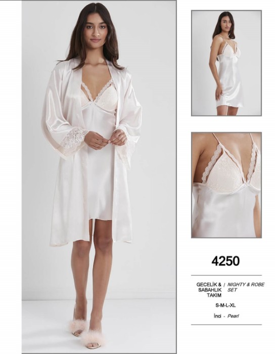 Pierre Cardin 4250-3 Gecelik Sabahlık Takım resmi