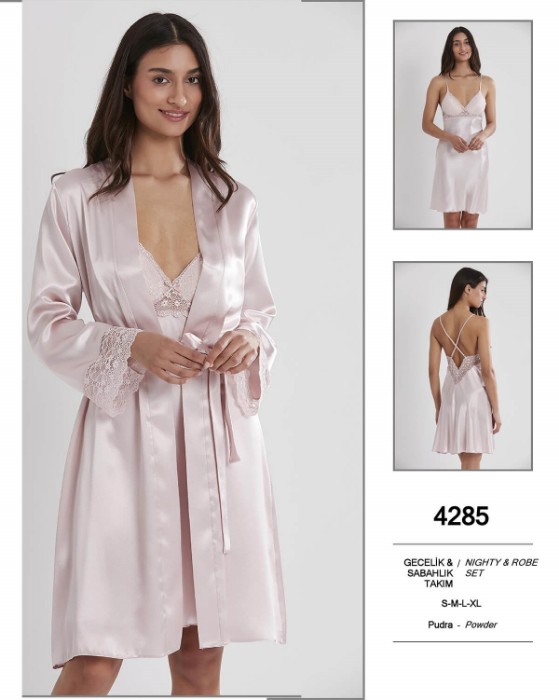 Pierre Cardin 4285-4 Gecelik Sabahlık Takım resmi