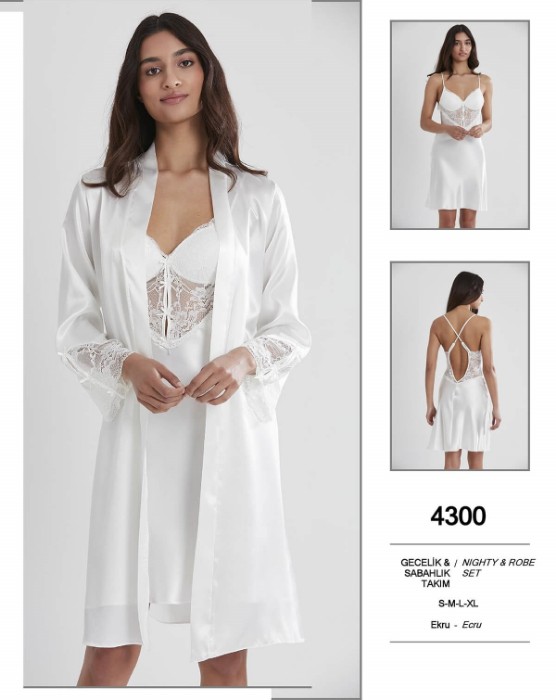 Pierre Cardin 4300-2 Gecelik Sabahlık Takım resmi