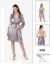 صورة Pierre Cardin 4300-7 Satin Chemise Robe Set