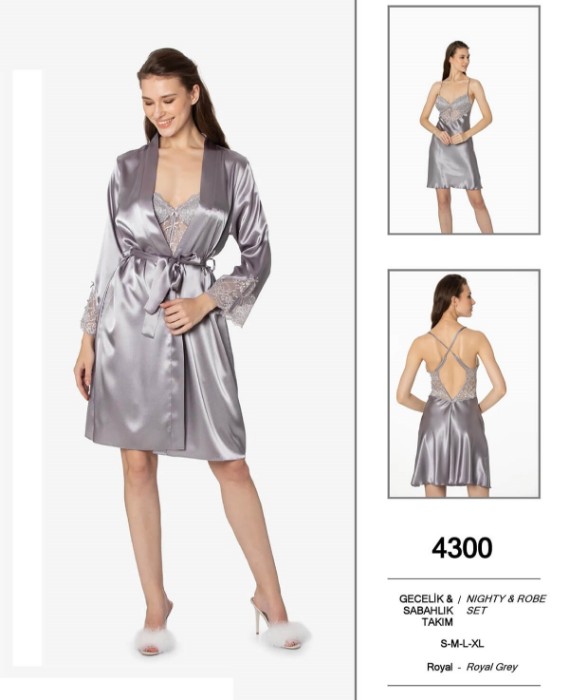 Pierre Cardin 4300-7 Gecelik Sabahlık Takım resmi