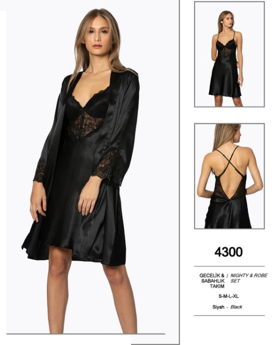 Pierre Cardin 4300-8 Gecelik Sabahlık Takım resmi