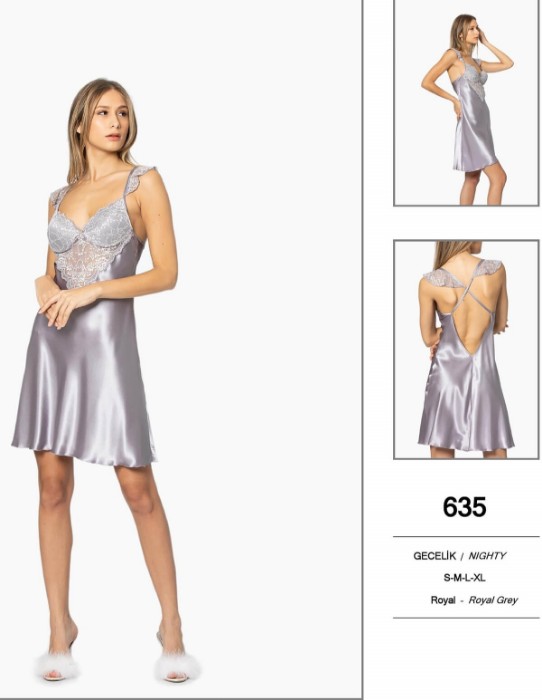 Picture of Pierre Cardin 635-7 Satin Nightwear