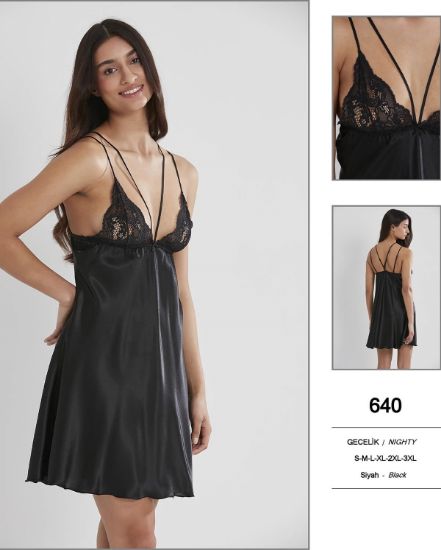 Picture of Pierre Cardin 640-4 Satin Nightwear