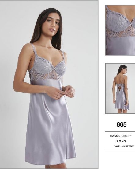 Picture of Pierre Cardin 665-6 Satin Nightwear